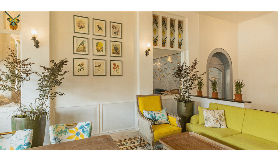 interior of chutney - multi-cuisine restaurant in goa