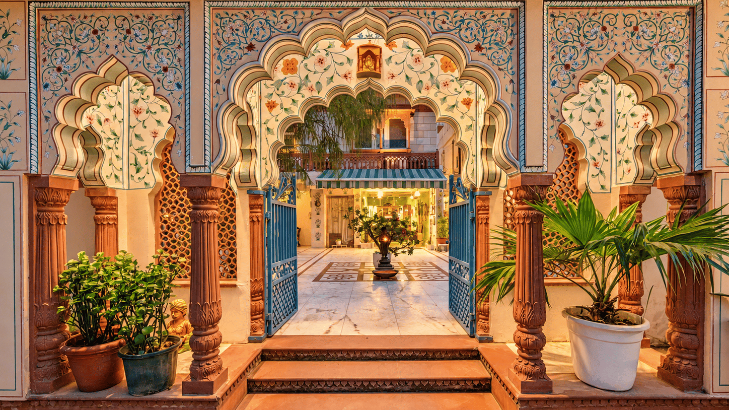 Facade-Patio-Interior-Suryaa Villa-Jaipur-5