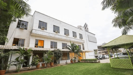 Facade image of VITS Select, Bharuch during an overcast day. 