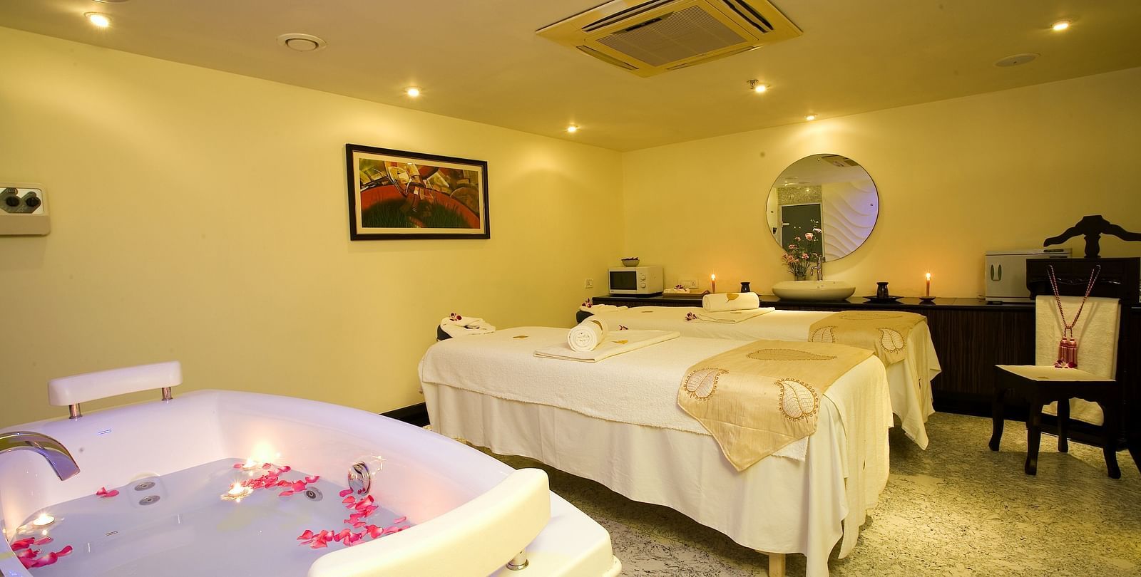  Spa room with washtub at Grand Chennai By GRT Hotels.