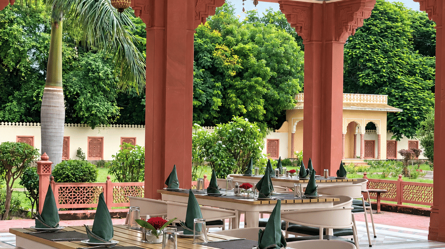 Baradari High Tea and Fountains Reflections-Umaid Palace Dausa-Lakeside Heritage Resort-3
