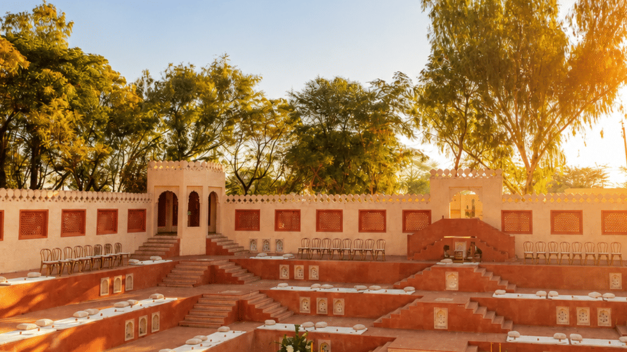 Stepwell Night-Destination Weddings at Umaid Palace Dausa-5