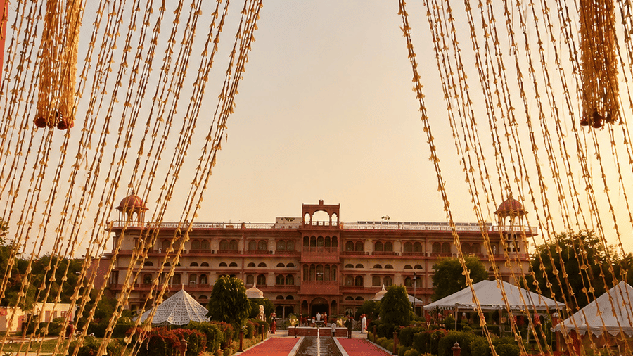 Palace Facade-Baradari-- Umaid Palace-Dausa