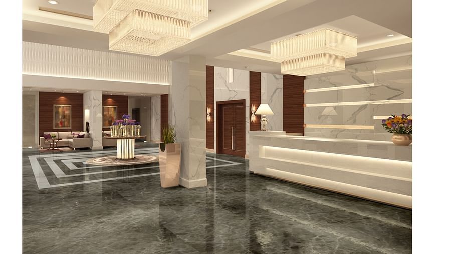 Lobby Singhania Sarovar Portico Raipur