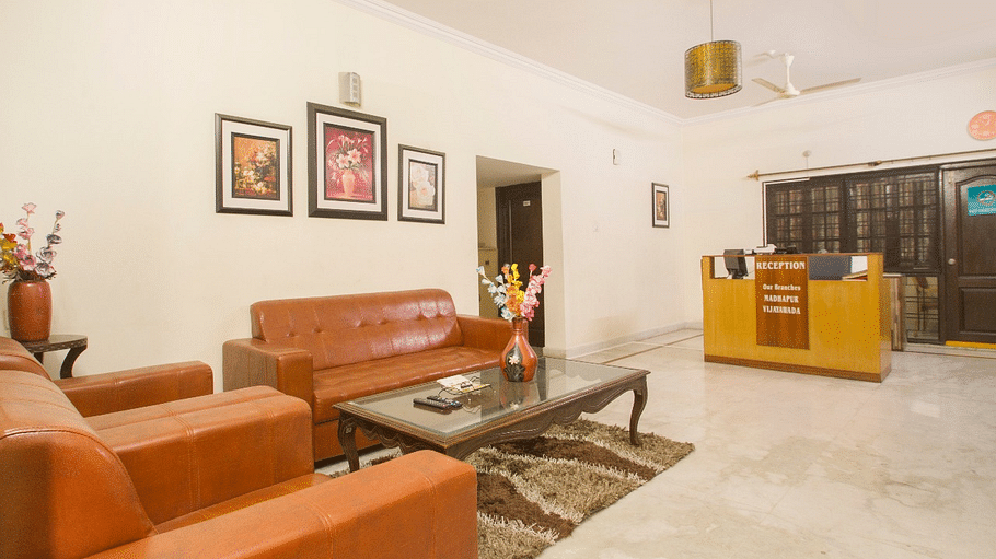 Living area at Hotel NirmalVilla Cherry Service Apartment - Begumpet Hyderabad 8