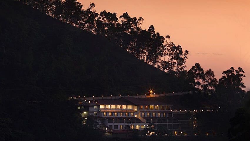 Aerial view of our resort in Munnar, Abad Copper Castle, Munnar-7