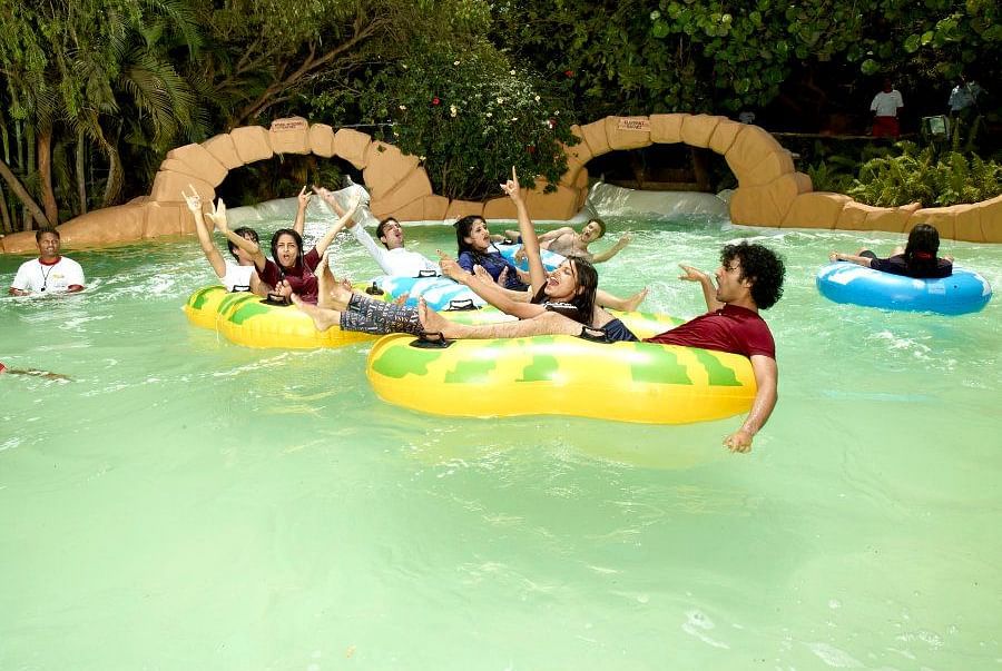Water Kingdom - a group of people enjoying themselves at Adventure Amazonia