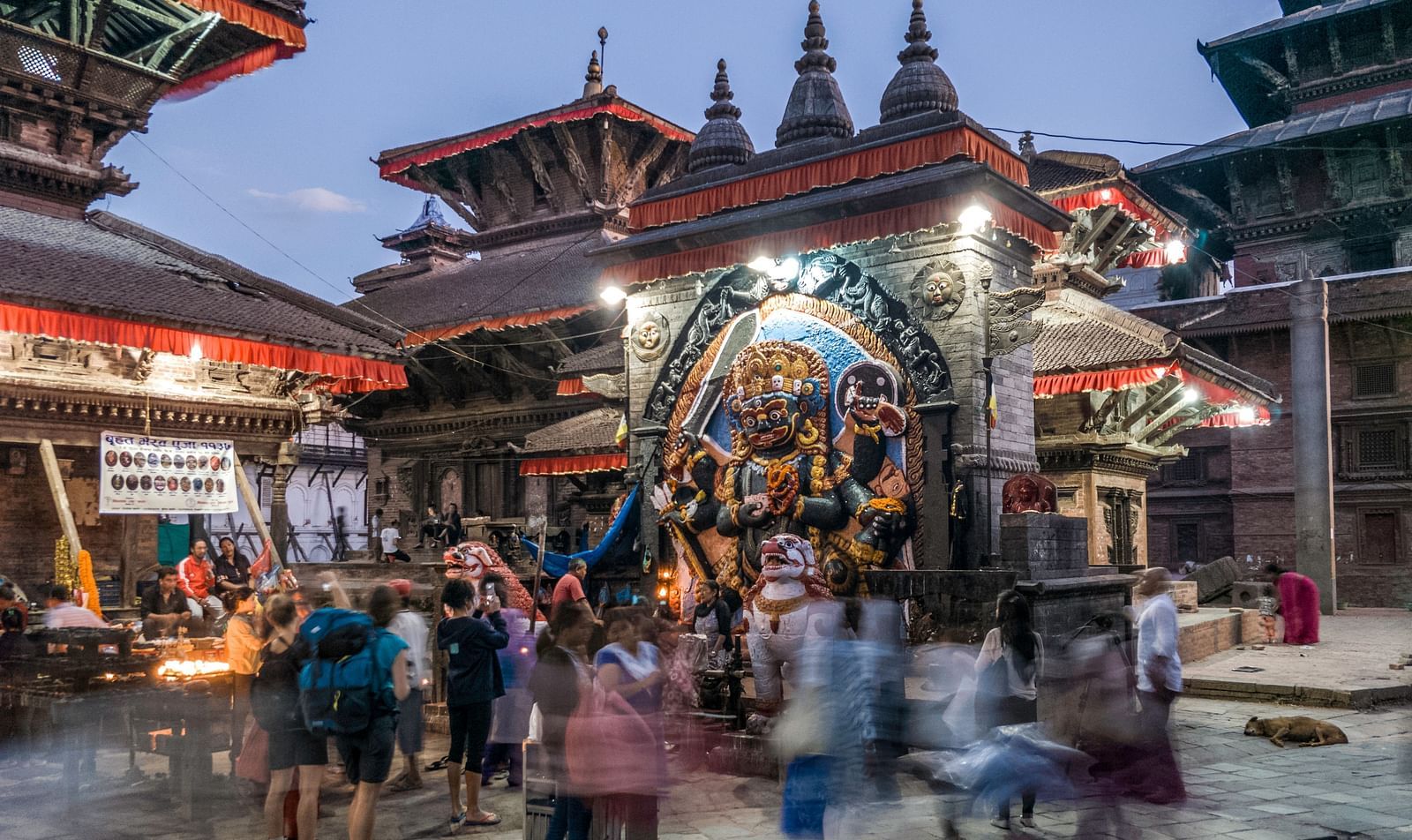 Devotees gathered around a local religious institutions | Kavya Resort and Spa, Nagarkot