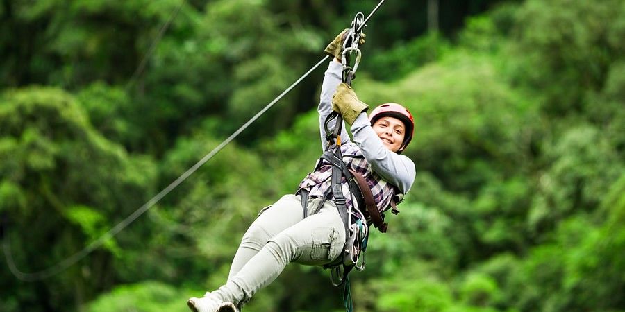 alt-text Zip- lining at Nature Trails