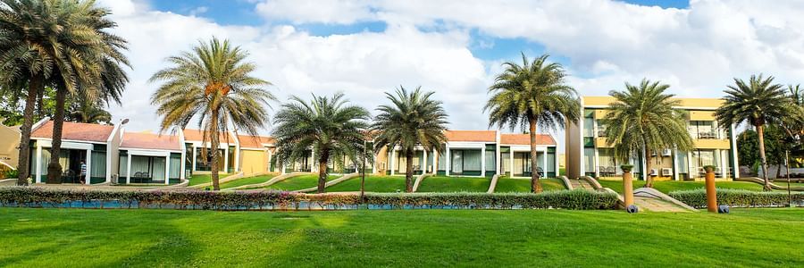The lawn area at MGM Beach Resorts 