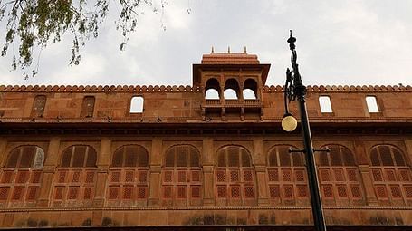A facade image of Lalgarh Palace