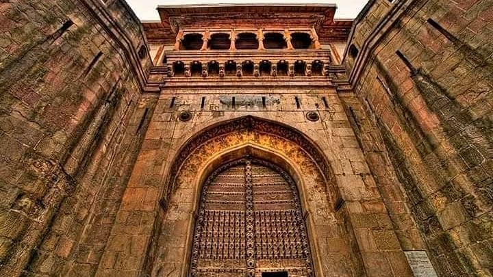 Grand entrance gate at Fort JadhavGADH