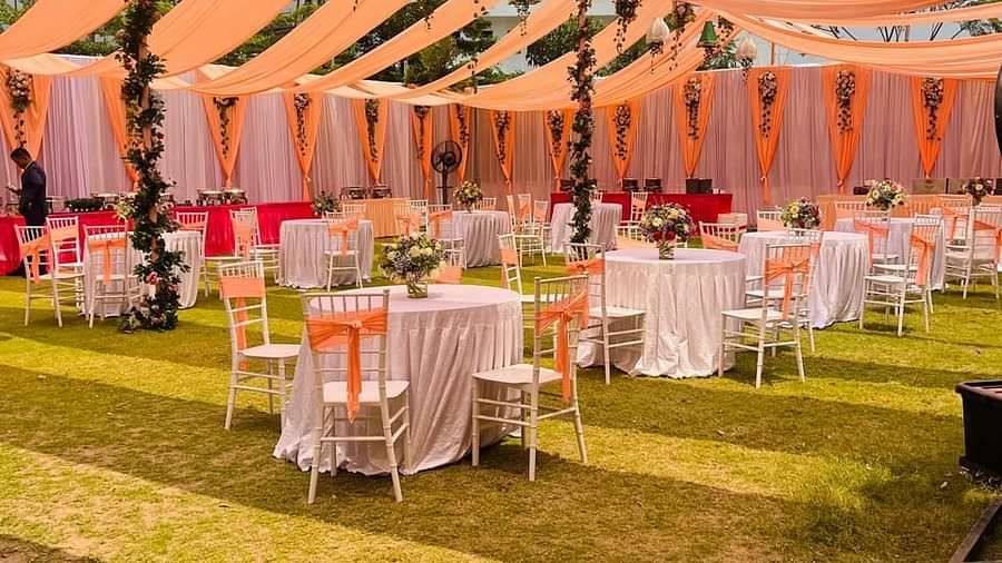 day wedding decor at singalila