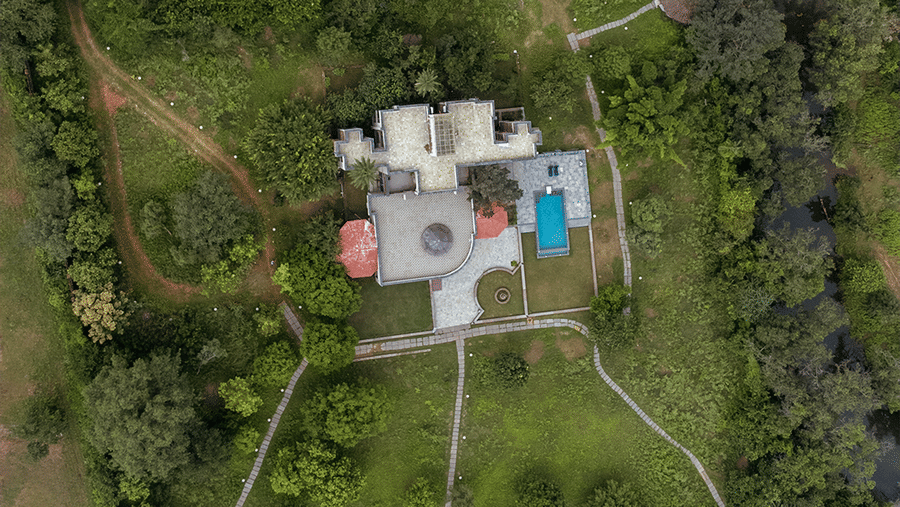 Drone Shot - -Surya Bagh Ajabgarh-Sariska