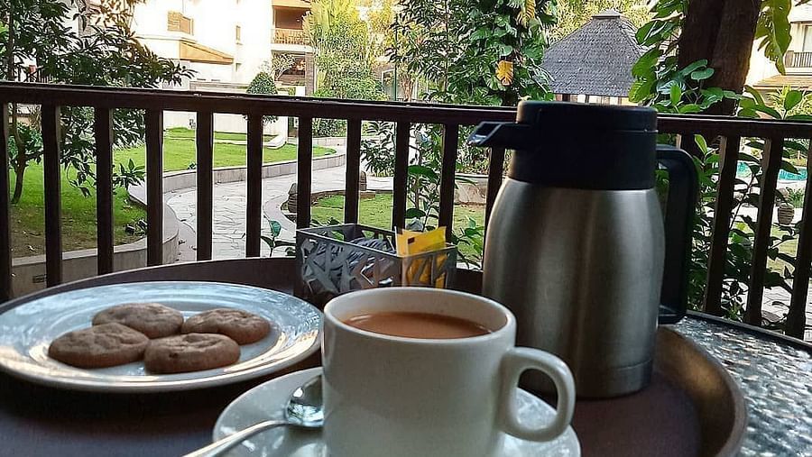 Tea and snacks on table - Rhythm Lonavala