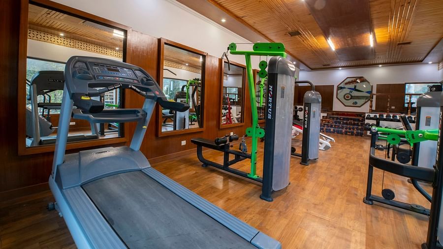 Mastiff Grand, Manali Manali		 Fitness centre with multiple gym equipments - Mastiff Grand,