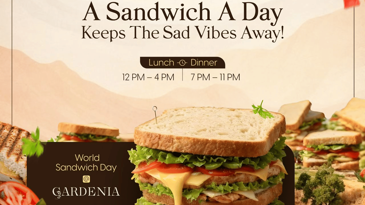 Delicious sandwich varieties featured in A Sandwich A Day promotion at Accord Chrome Airport Hotel.