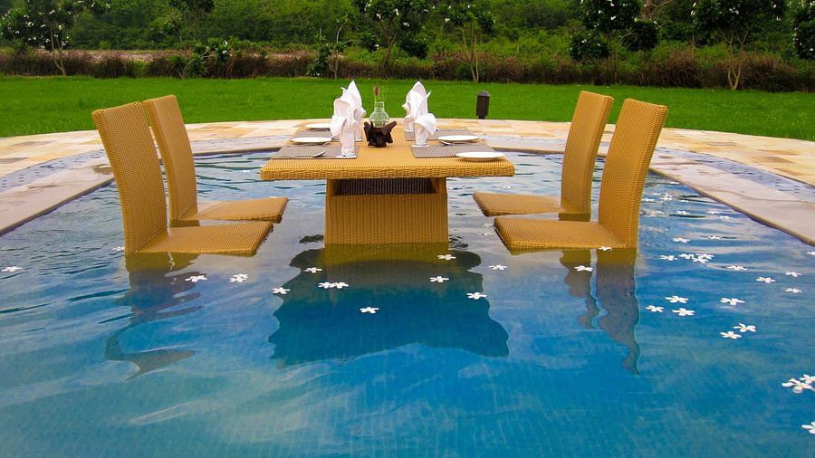Water Dining venue- Golden Tusk Jim Corbett