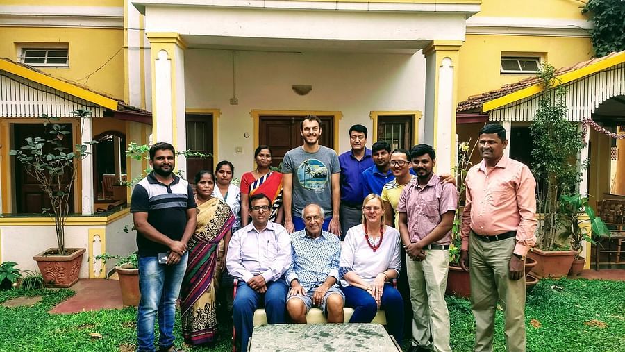 Casa Cottage - Heritage Hotel in Bangalore Bangalore Group of people posing for a photograph - casa cottage