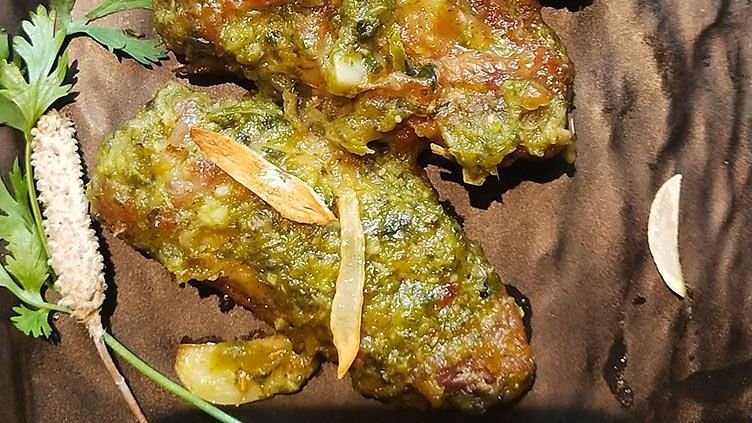 Naga chilli chicken wings offered at Ginger, a restaurant in Shillong