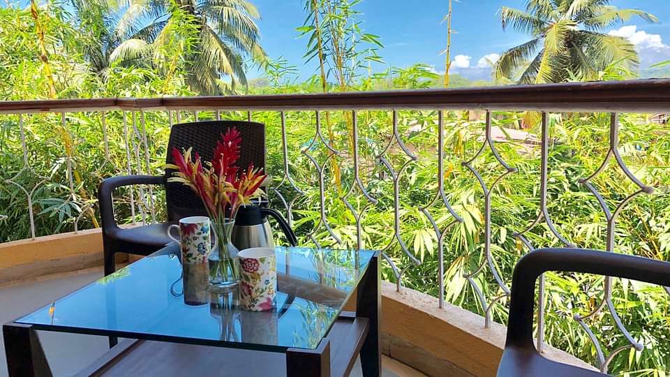 View from the room- The Bungalows Light House Goa