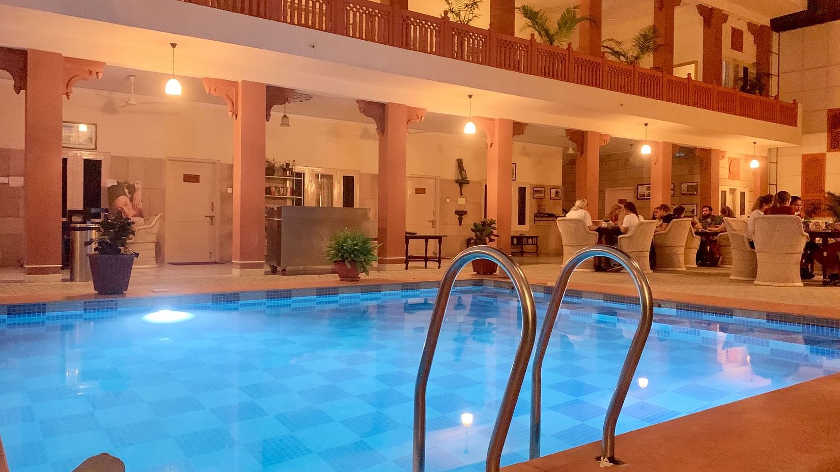 Image of the pool at Suryaa Villa Jaipur