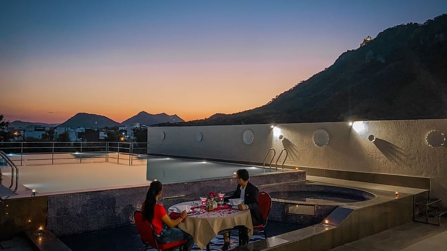 Dinner by the Pool