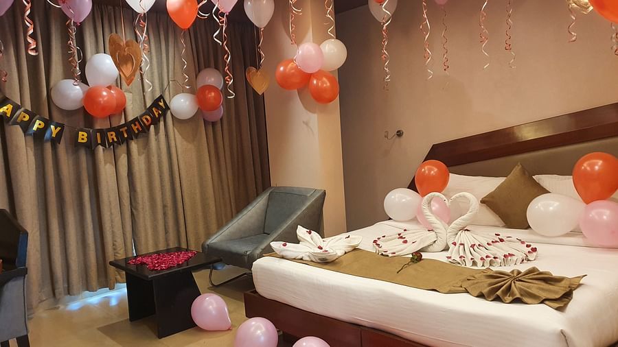 Decorated Hotel Room in Mumbai