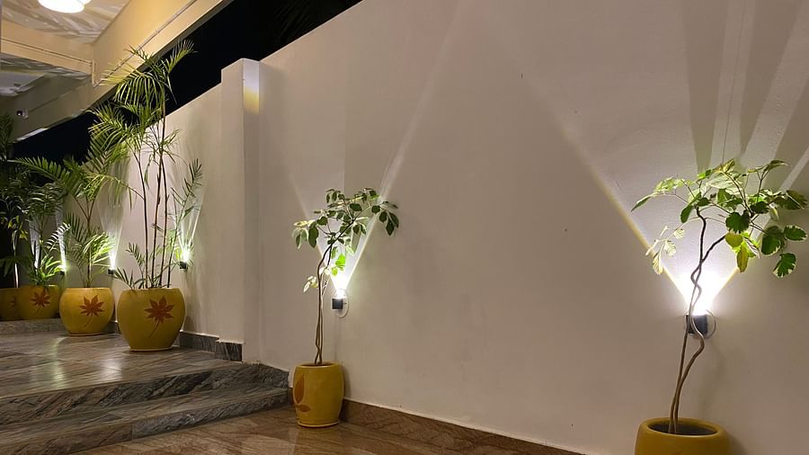Entrance of Le Poshe Luxury, a hotel in Pondicherry