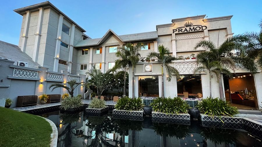 Facade of Pramod Convention and Beach Resort, Puri 