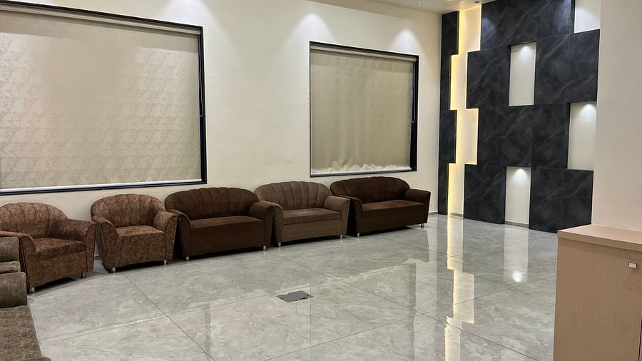 Many sofas in the lobby - VITS Jamnagar, Mithoi