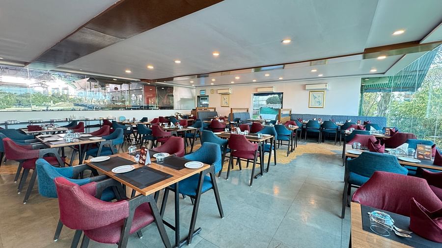 Dining space neatly arranged at VITS Kamats Resort, Silvassa