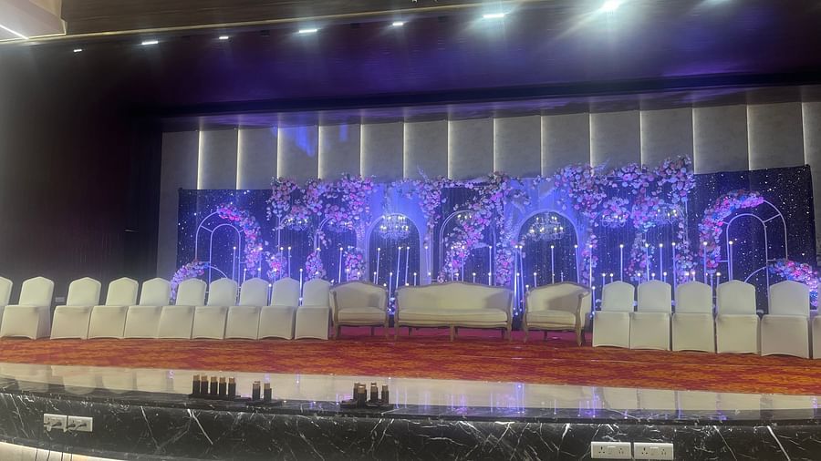 Grand entrance to a banquet hall with red carpet  | VRR Astoria Hotel and Conventional Centre