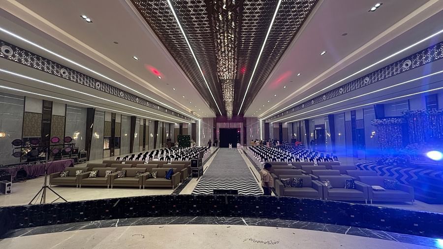 Spacious Banquet Hall with Elegant Lighting  - VRR Astoria Hotel and Conventional Centre