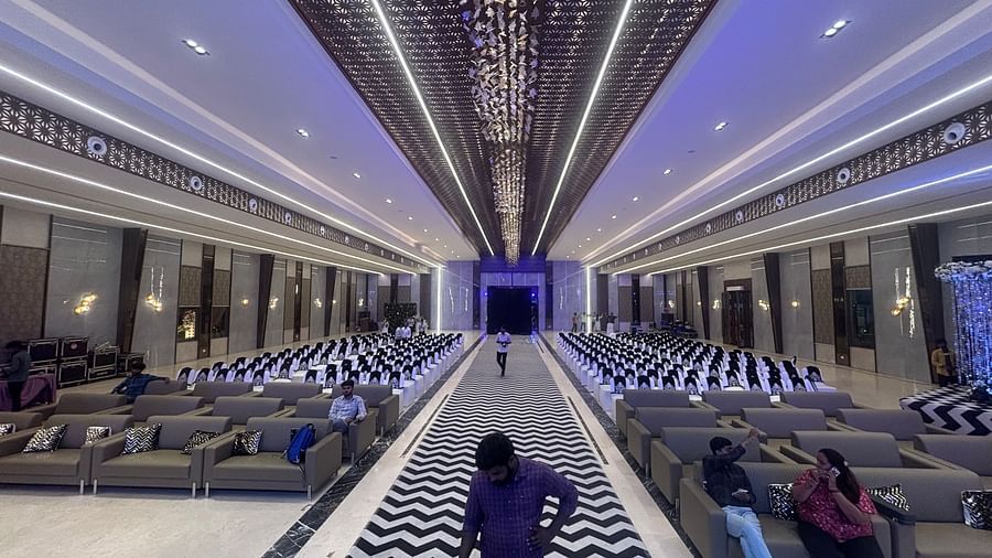 Spacious Banquet Hall with Elegant Lighting  - VRR Astoria Hotel and Conventional Centre