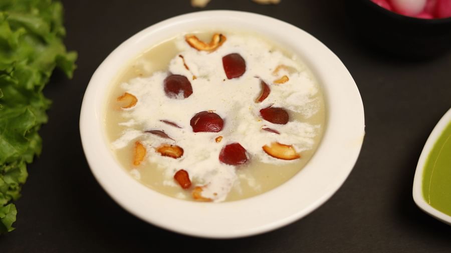 An image of a sweet dessert served in a bowl at Five Elements Hotels North Avenue, Delhi