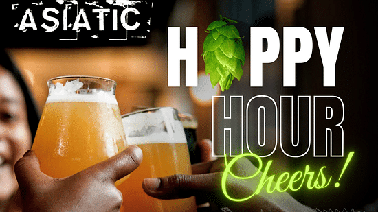 Happy Hour offer at Best Western Plus Westlands featuring hands toasting with wine glasses in a celebratory setting