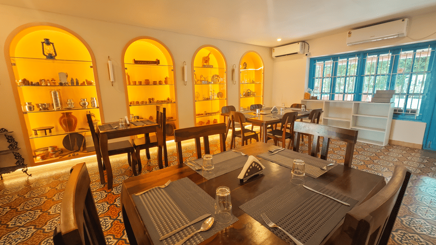 Traditional colourful entrance at Ibex Resorts Coimbatore featuring vibrant décor and heritage-inspired architecture.