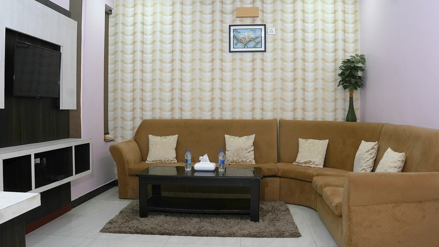 Suite room seating area