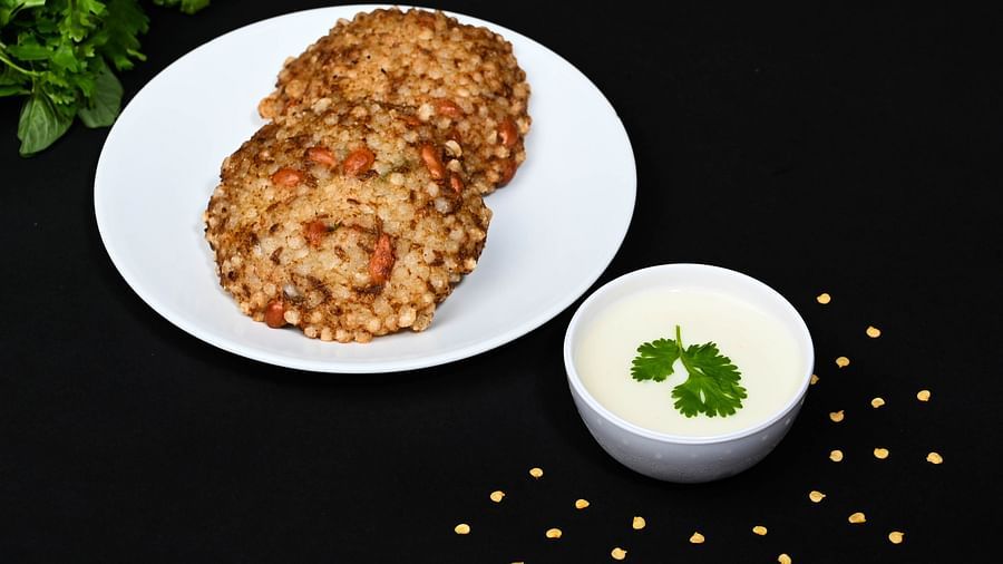 A delicious savoury presented with white sauce  | Diamond Parks, Pune