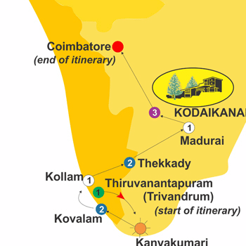 Dream Run for 11 days itinerary graphic