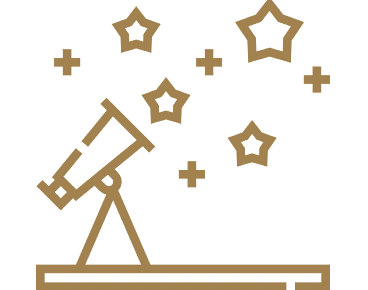 An icon of stargazing
