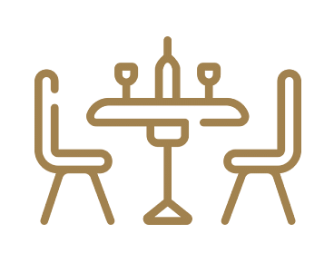 An icon of dining arrangement