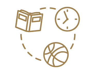 An icon of indoor and outdoor activities