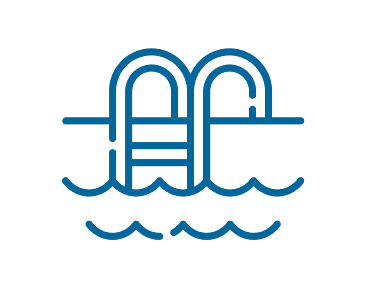 An icon of a swimming pool 
