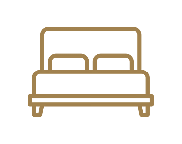 An icon of a double bed