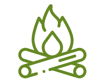 An icon of bonfire 