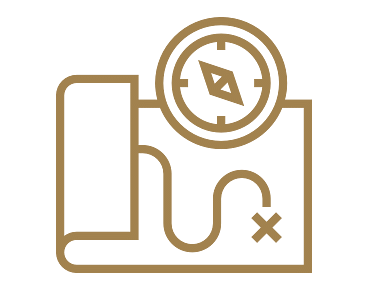 An icon of map