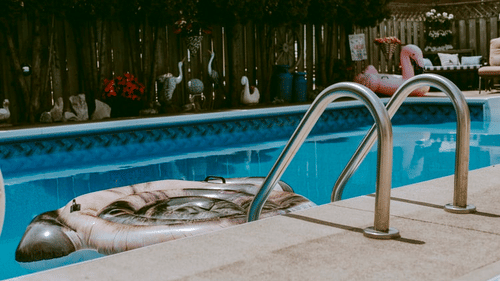 Image of a swimming tube in the swimming pool at Pride Ananya Resort Puri