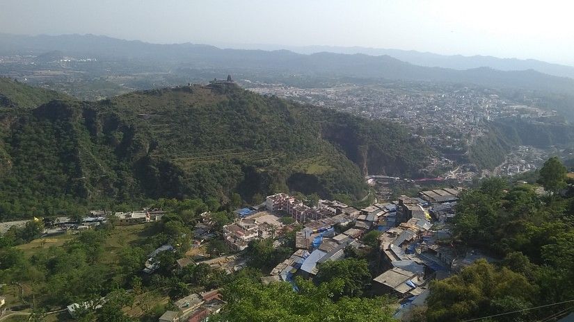 A view from the trek of Vaishnodevi Temple in Katra 